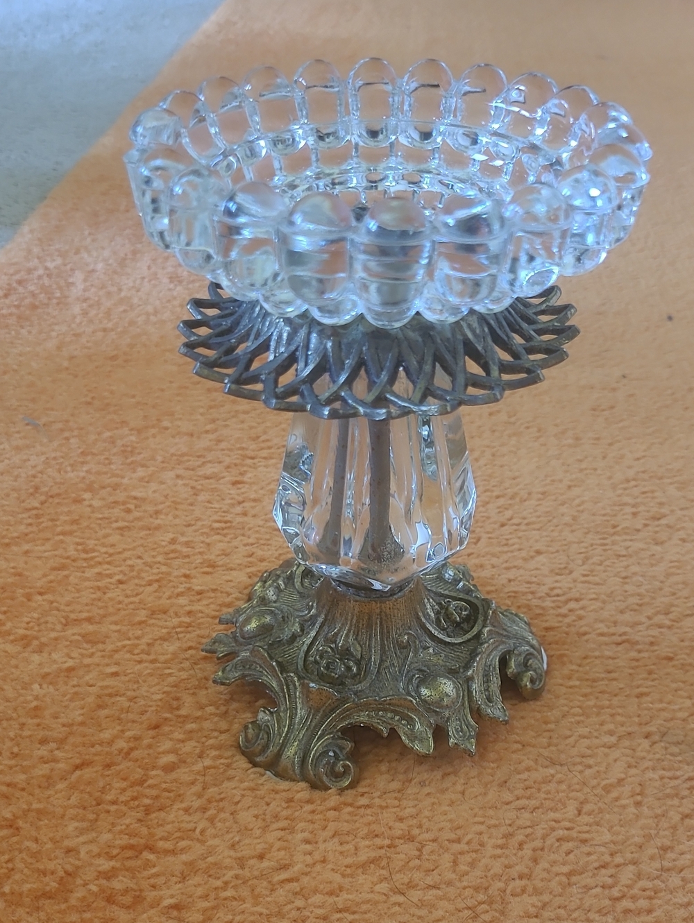 crystal on Brass